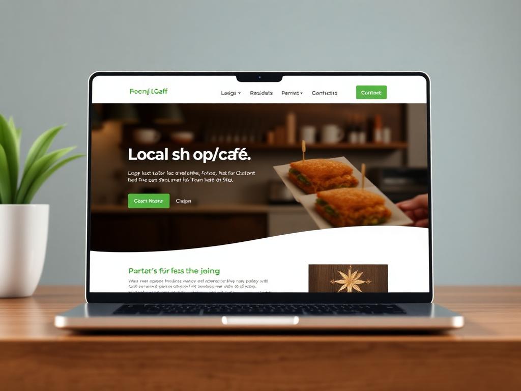 The Green Loaf website example